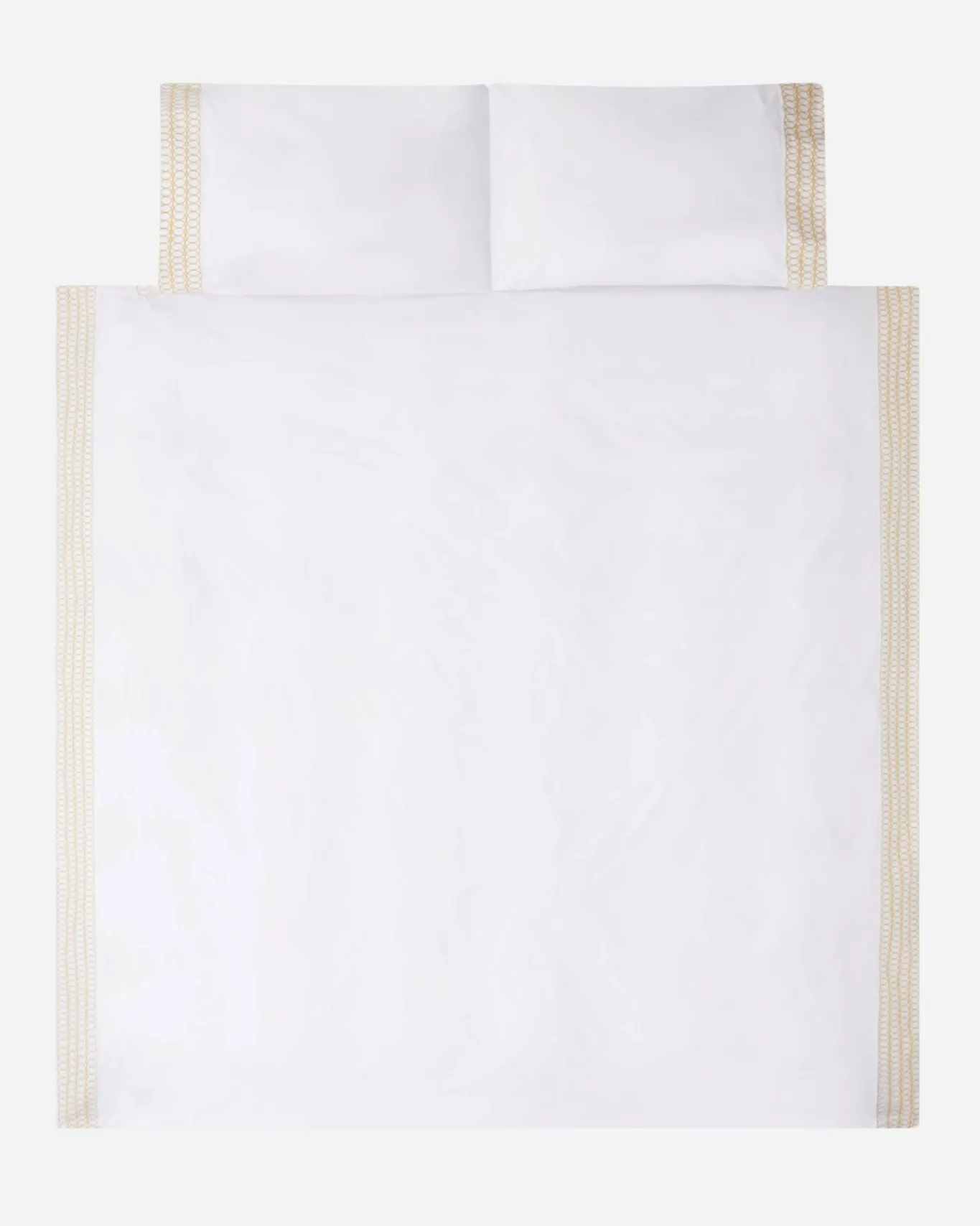 Circles Embroidered Border Pillow Case*Jasper Conran Cheap