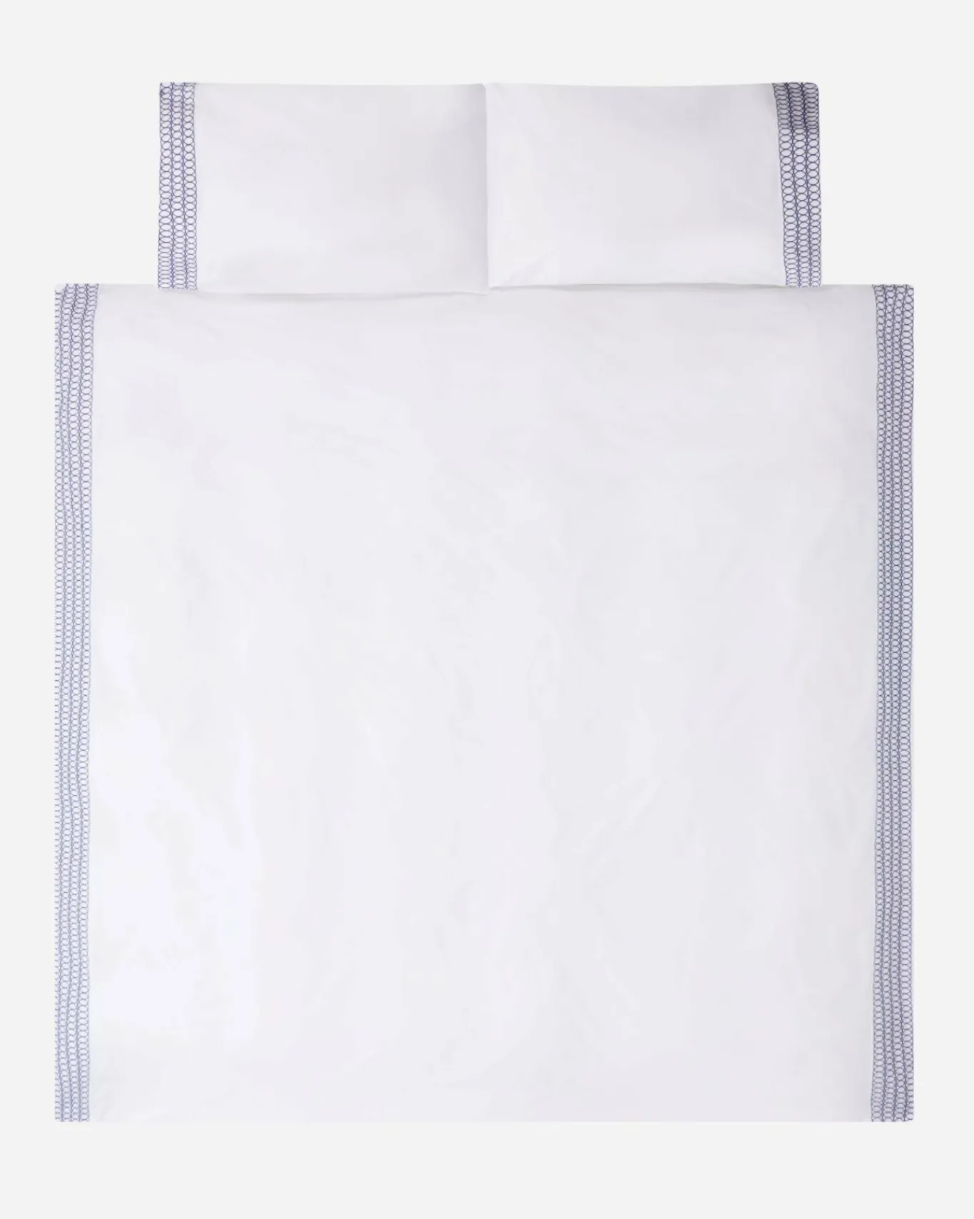 Circles Embroidered Border Pillow Case*Jasper Conran Cheap