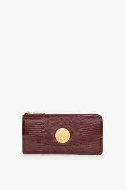 Clara Lizard Large Zip Purse*Jasper Conran Discount