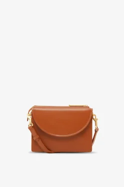 Darcey Leather Double Flap Cross Body Bag*Jasper Conran Fashion