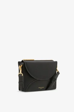Darcey Leather Double Flap Cross Body Bag*Jasper Conran Best