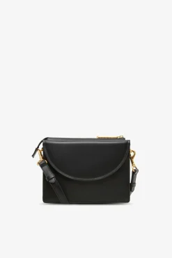 Darcey Leather Double Flap Cross Body Bag*Jasper Conran Best