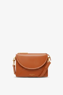 Darcey Leather Double Flap Cross Body Bag*Jasper Conran Best