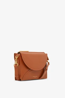 Darcey Leather Double Flap Cross Body Bag*Jasper Conran Best