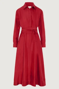 Edie Silk Full Skirt Shirt Dress*Jasper Conran Store