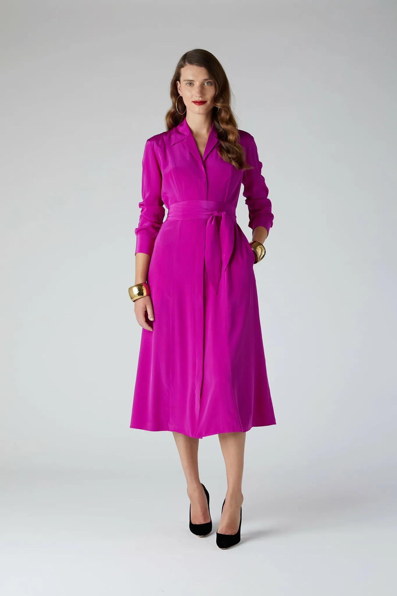 Eliza Silk V Neck Dress*Jasper Conran Shop