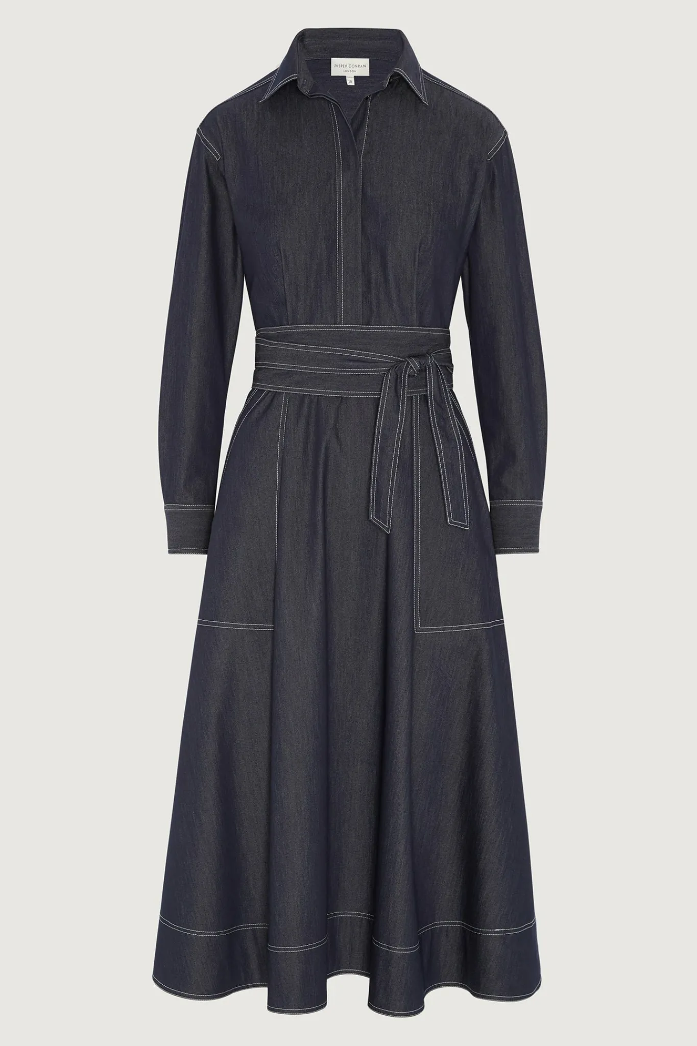 Ella Denim Full Skirt Shirt Dress*Jasper Conran Shop