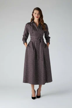 Emma Full Skirt Printed Silk Wrap Dress*Jasper Conran Shop