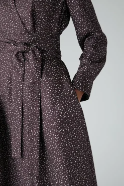 Emma Full Skirt Printed Silk Wrap Dress*Jasper Conran Shop