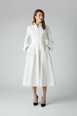 Esme Cord Full Skirt Shirt Dress*Jasper Conran Outlet