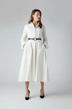 Esme Cord Full Skirt Shirt Dress*Jasper Conran Outlet