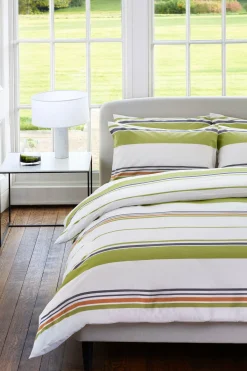 Multi Stripe Percale Duvet Set*Jasper Conran Clearance