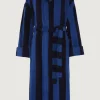 Soft Lightweight Woven Stripe Hooded Robe*Jasper Conran Store