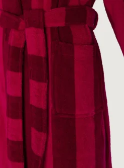 Soft Lightweight Woven Stripe Hooded Robe*Jasper Conran Fashion