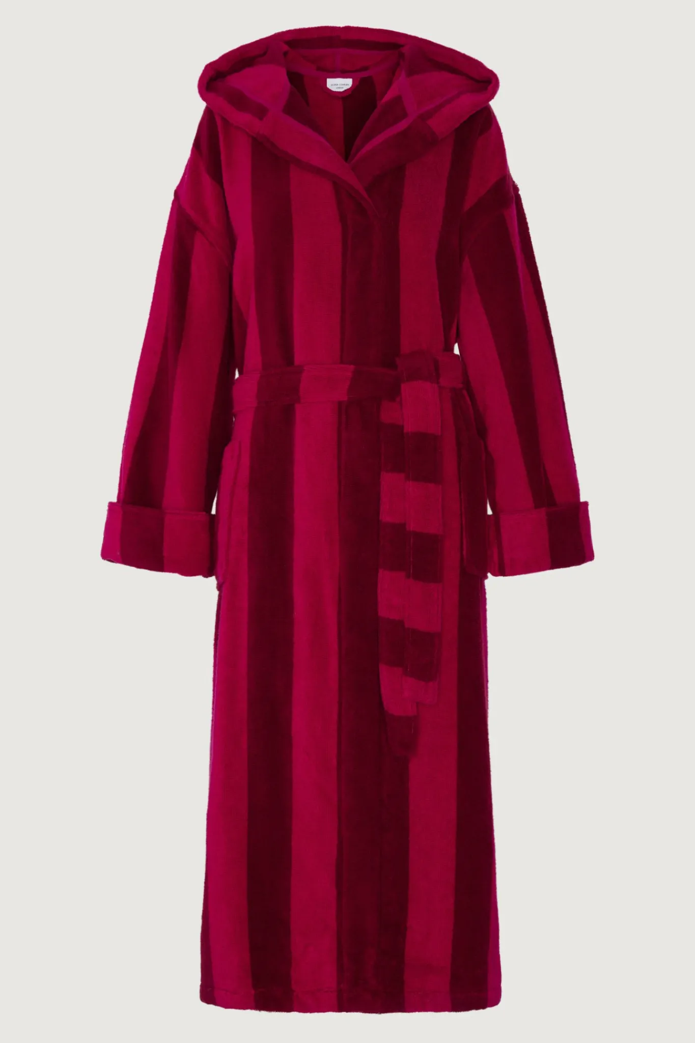 Soft Lightweight Woven Stripe Hooded Robe*Jasper Conran Outlet